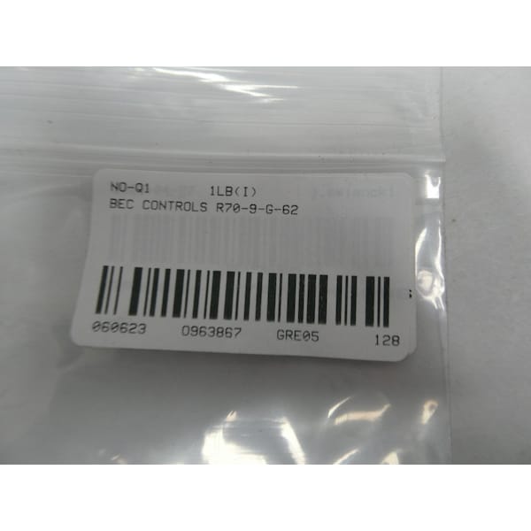 Interruptor de presión Bec Controls Control 2-22In-H2O 125/250V-CA - R70-9-G-62