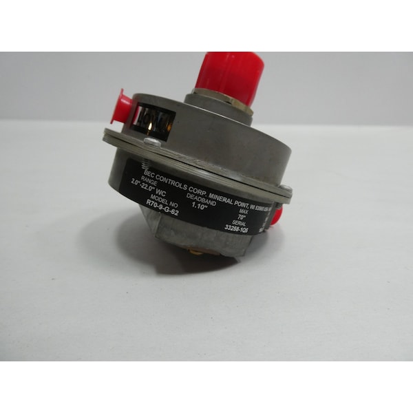 Interruptor de presión Bec Controls Control 2-22In-H2O 125/250V-CA - R70-9-G-62