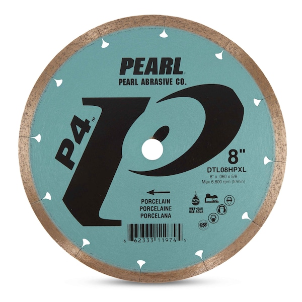 Pearl P4 Porcelain Blade 7 in. 5/8 in. Arbor - DTL07HPXL