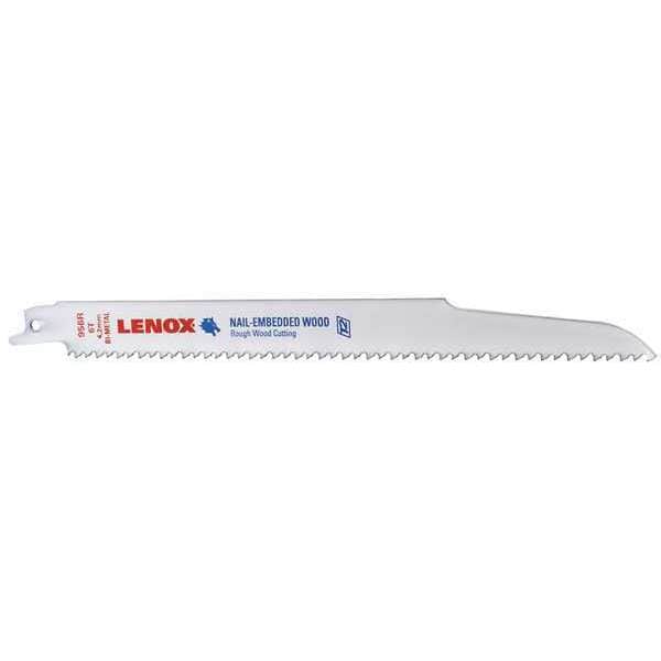 Lenox 9" L x Nail Embedded Wood Cutting Reciprocating Saw Blade - 20582956R