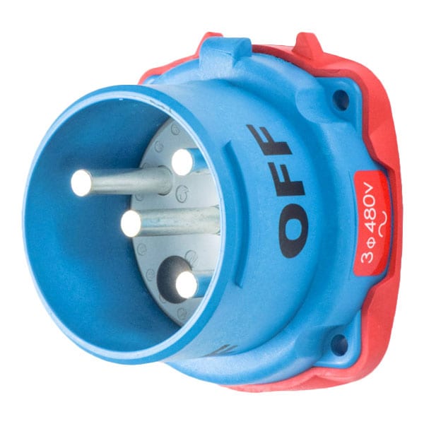 Meltric 33-68243-C-K04-A155 INLET WITH NO LOCKOUT HOLE - 33-68243-C-K04-A155