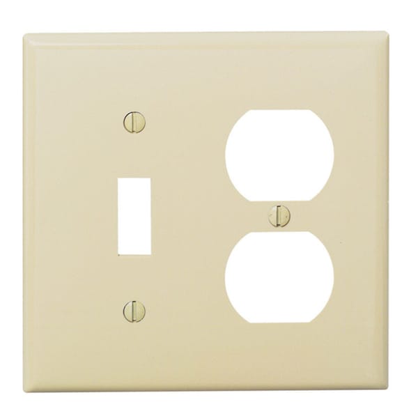 Leviton Toggle/Duplex Walplt Iv - 80705-00I