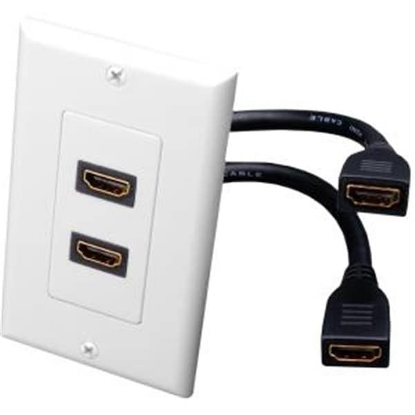 Vanco International Vanco International 120932X Dual HDMI Faceplate Pigtail - 120932X