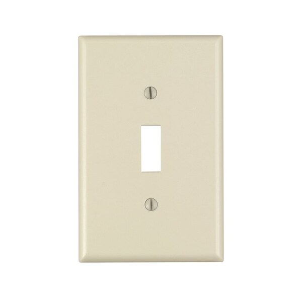 Leviton WALL PLATE ALMOND 1GANG - 80501-00T