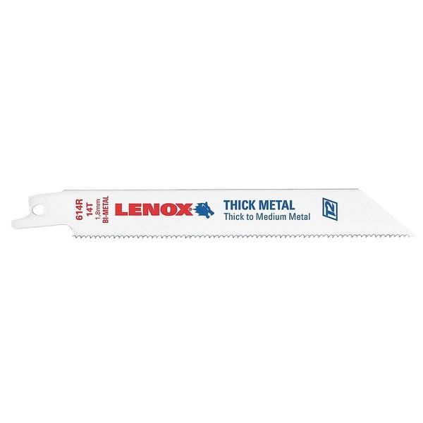 Lenox 6" L x Metal Cutting Reciprocating Saw Blade - 20564614R