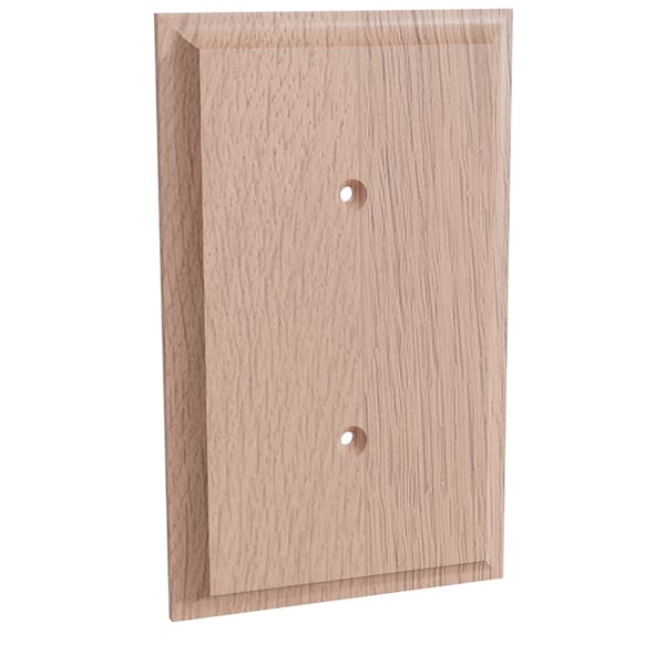 Designs Of Distinction Single Blank Switch Plate Cover - Red Oak - 01452001AK1