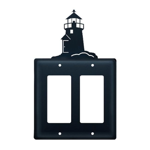 Village Wrought Iron Village Wrought Iron EGG-10 Lighthouse Double GFI Cover - EGG-10