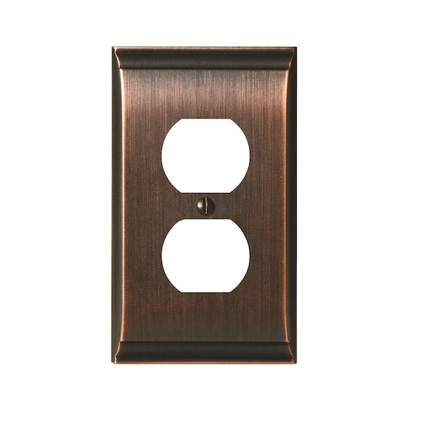 Amerock Candler 1 Gang Oil Rubbed Bronze Wall Plate - 1906994