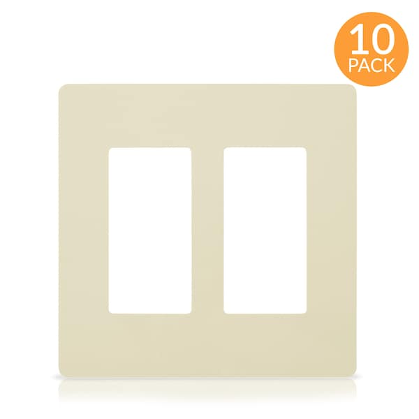 Faith Wall Plate, Number of Gangs: 2-Gang Plastic, Ivory - SWP2-IV-10