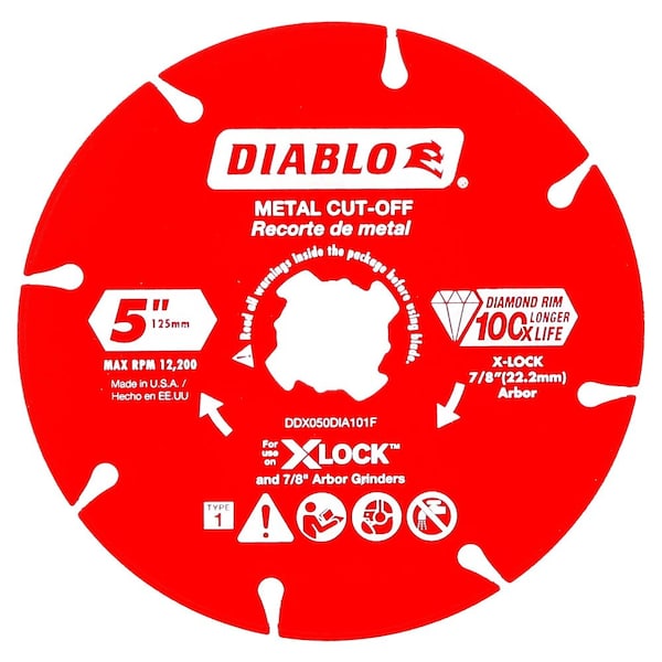 Diablo Diamond Rimmed Disc for Metal Cutting w/ - DDX050DIA101F