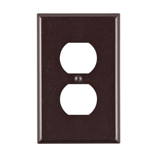 Leviton Wall Plate 1 Gang Brwn - 002-80503-000