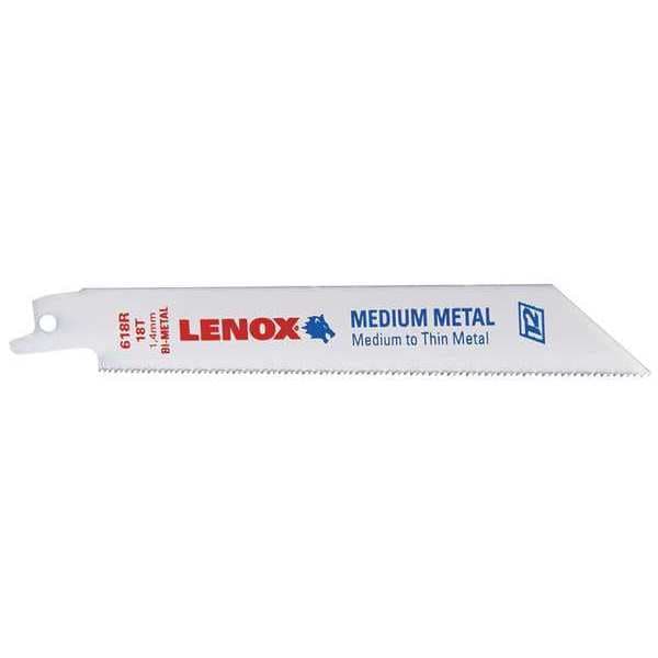 Lenox 6" L x Metal Cutting Reciprocating Saw Blade - 20566618R