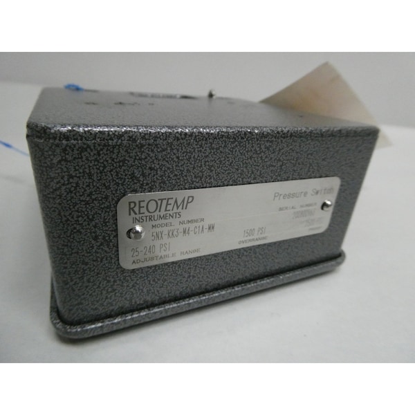 Interruptor de presión Reotemp 25-240PSI - 5NX-KK3-M4-C1A-MM