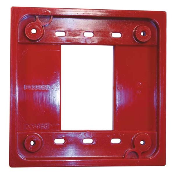 Hubbell 4-PLEX Accessory, Number of Gangs: 1 and 2 Polycarbonate, Red - HBL4APR