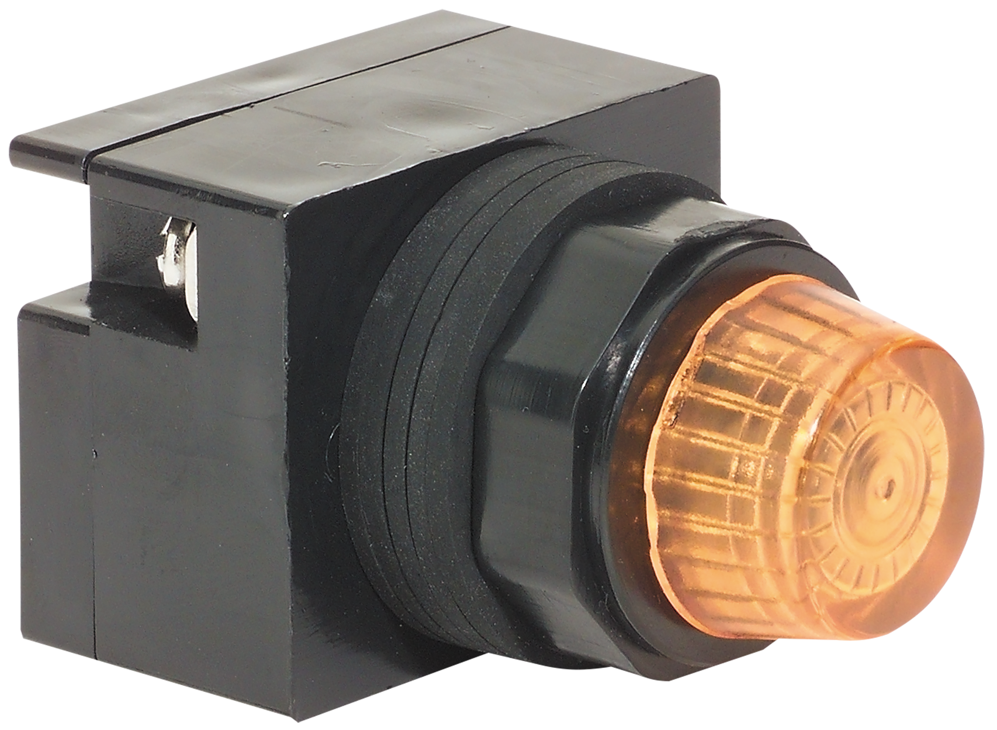 C3Controls 22mm NEMA Pilot Light, Full Voltage, 12V AC/DC, LED Red, Polyester Clamp Ring, Red Lens - 22FVL12LR-XPLRD