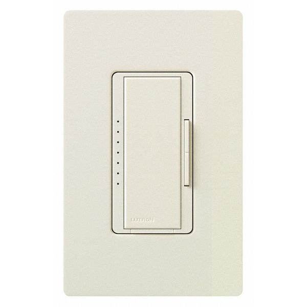Lutron Dimmer, Maestro, CFL/LED, Light Almond - MACL-153M-LA