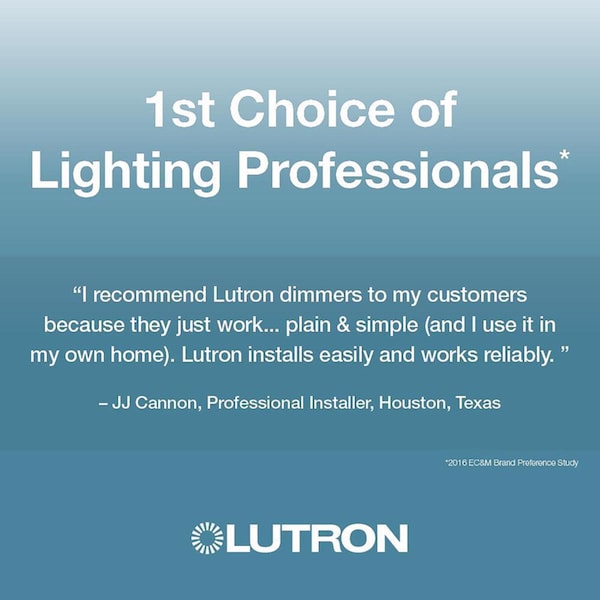 Lutron Dimmer Sld Lumea C-L Wht - LECL-150H-WH