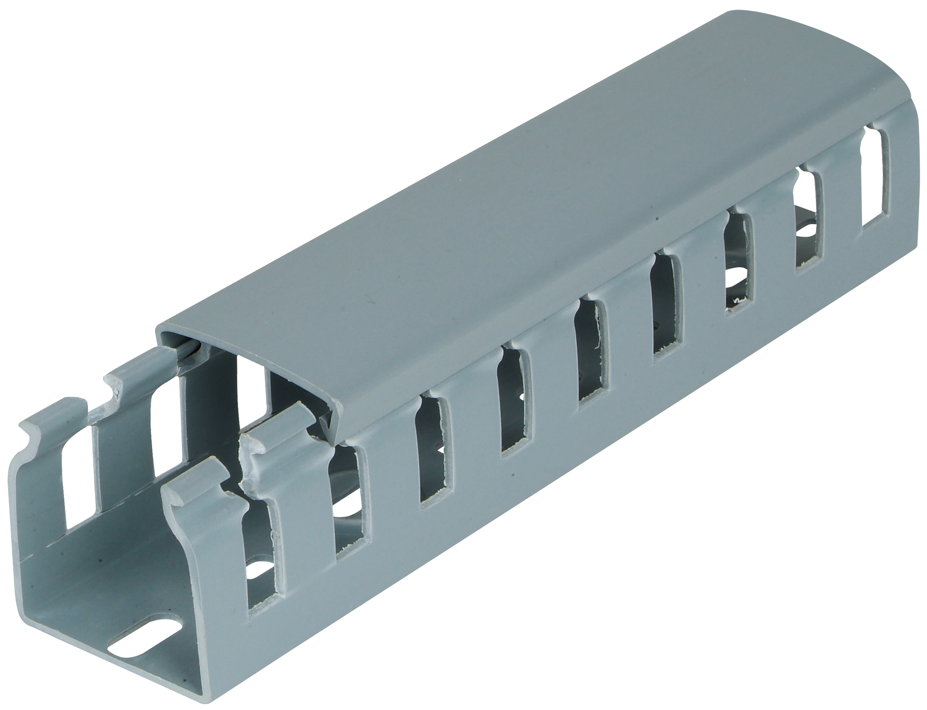 C3Controls Wire Duct, 60 x 80mm, Wide, Grey, w/Adhesive Back - WD-B60X80W-A