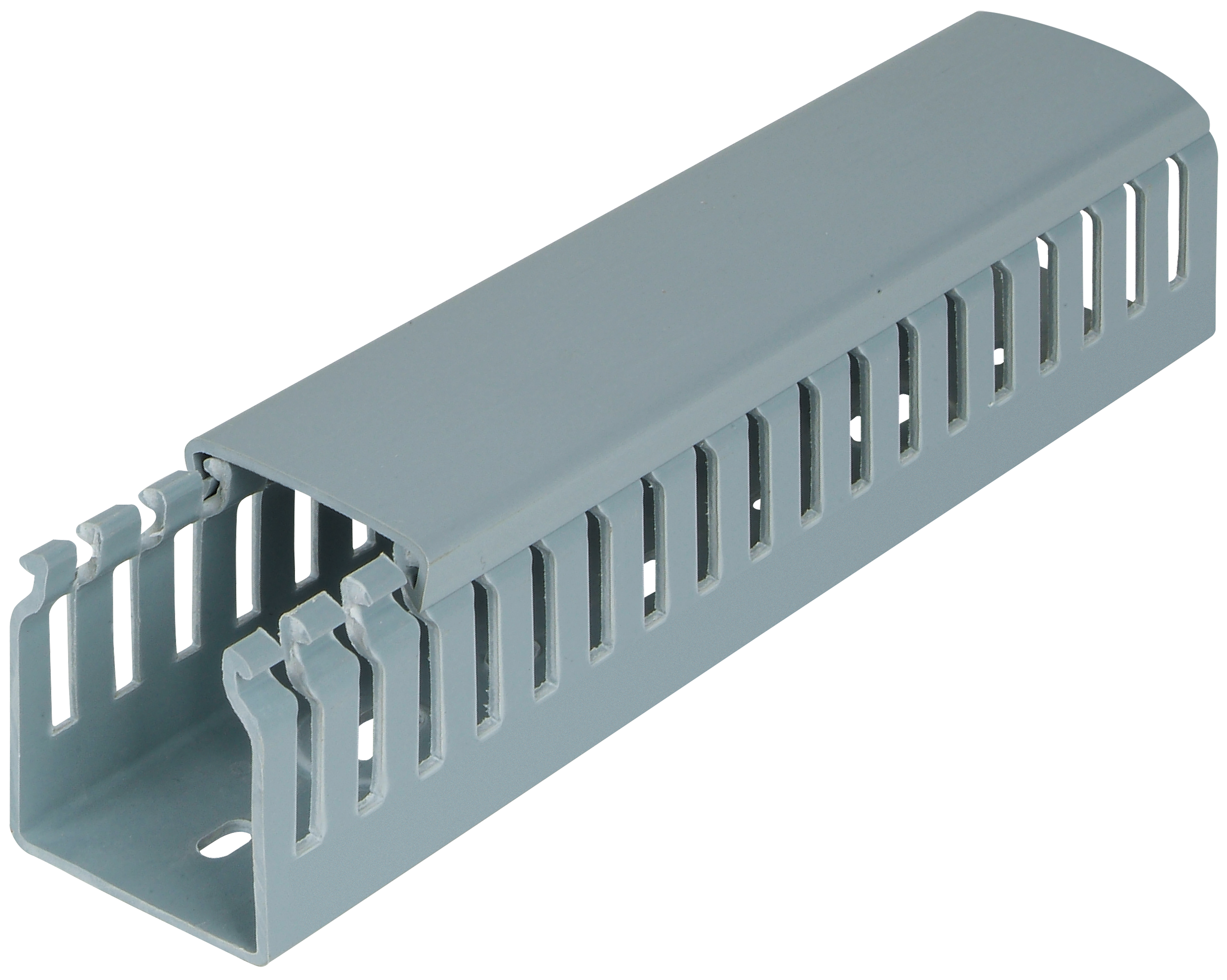 C3Controls Wire Duct, 60 x 100mm, Wide, Grey, No Adhesive Back - WD-B60X100W