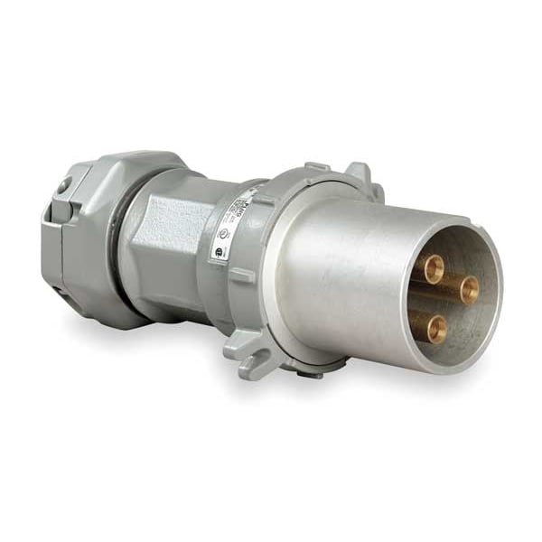 Hubbell Pin & Slve Plug, 200A, 3P, 2W, 600VAC/250VDC - VP203612-S39