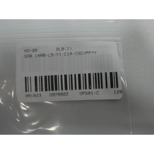 Interruptor de presión Sor DIFFERENTIAL 1/4IN 2500PSI 250V-AC 125V-DC - 14RB-L5-Y1-C1A-CSCVPPYY