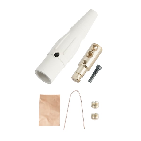 Marinco Cls2Mb-B Cls Inline Single Pin (400A/600V) #6-#2 Awg Male-Wht (B) - CLS2MB-B