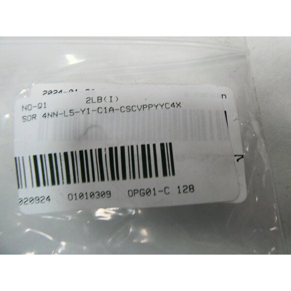 Interruptor de presión Sor 3-50PSI 250V-AC 125V-DC - 4NN-L5-Y1-C1A-CSCVPPYYC4X