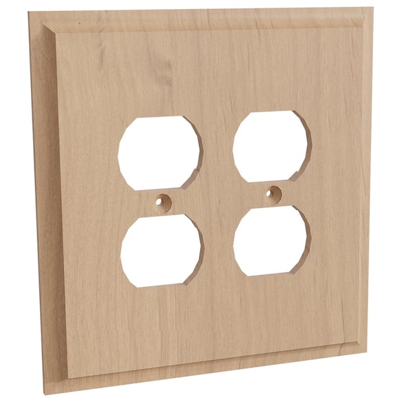 Designs Of Distinction Double Receptacle - Alder - 01451002AL1