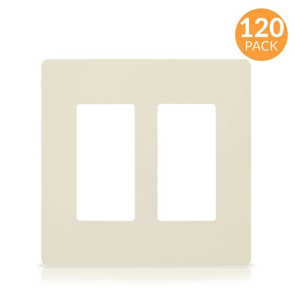Faith Wall Plate, Number of Gangs: 2-Gang Plastic, Light Almond - SWP2-LA-120