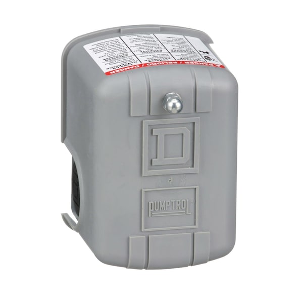 Interruptor de presión Telemecanique Sensors, (1) puerto, 1/4 de pulgada de FNPS, DPST, 70 a 150 psi, Acción estándar - 9013FHG12J27