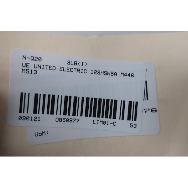 Interruptores de Presión Eléctricos Unidos Ue 12SHSN5A M446 M513 - 12SHSN5A M446 M513