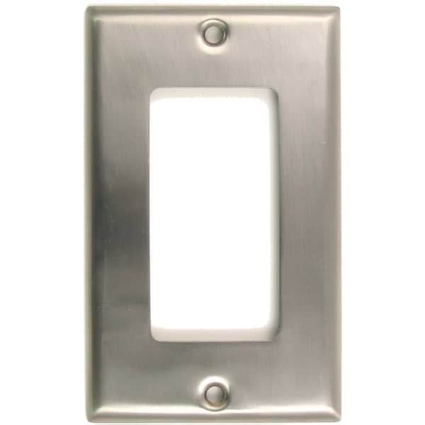 Rusticware Single Rocker Switch Plate, Number of Gangs: 1 Satin Nickel Finish - 784SN