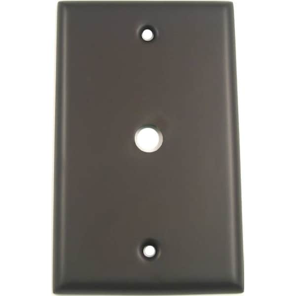 Rusticware Single Cable Switch Plate, Number of Gangs: 1 Oil Rubbed Bronze Finish - 781ORB