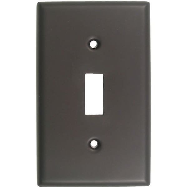 Rusticware Single Switch Plate, Number of Gangs: 1 Oil Rubbed Bronze Finish - 782ORB