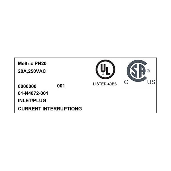 Meltric 01-N4072-001 INLET REVERSE INTERIORS - 01-N4072-001