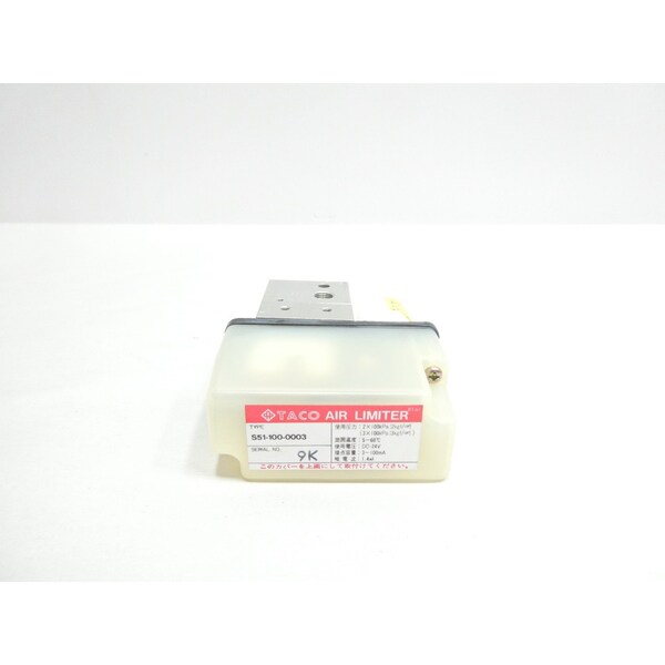 Limitador de Aire tipo Taco 1/8In 100Kpa Interruptor de Presión 24V-CC - S51-100-0003