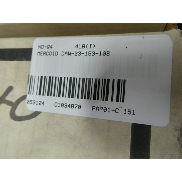 Mercoid Interruptor de presión 25-600PSI 120/240V-AC 120/240V-DC - DAW-23-153-10S