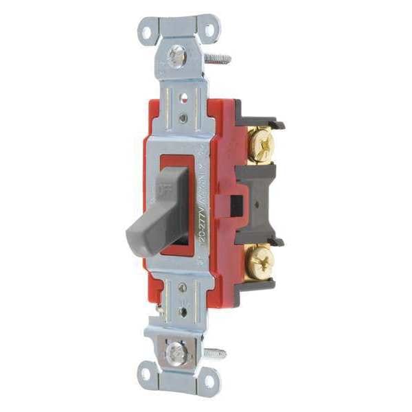Zoro Select Wall Switch, Gray, 1-Pole Type, 1 to 2 HP - 4901BGRY