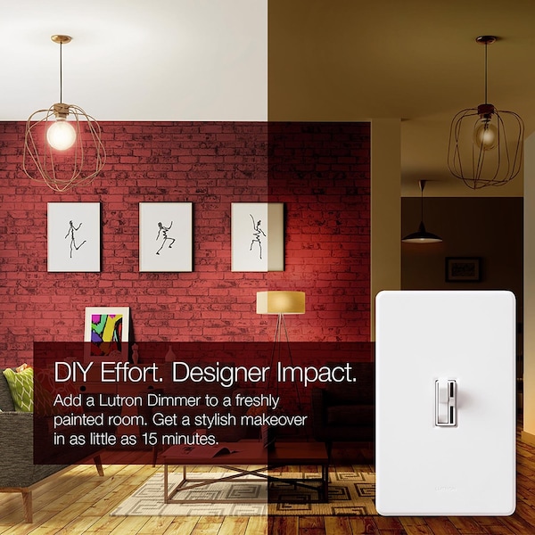 Lutron Toggler Cfl/Led Dimmr La - TGCL-153PH-LA