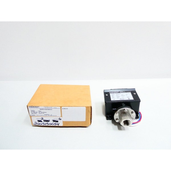 Interruptor de presión Ashcroft 1/2 pulgadas 30PSI 125/250V-AC - B422S XC4FSNH07