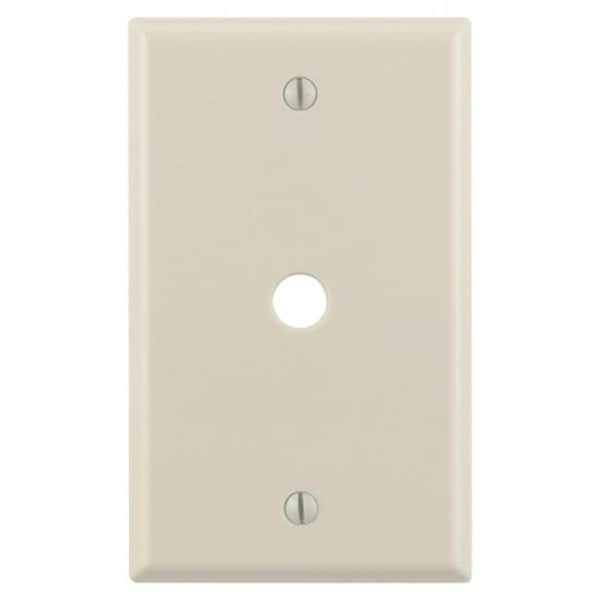 Leviton Leviton Mfg 000-78013-000 Light Almond 1 Gang Phone Or Cable Wall Plate - 000-78013-000