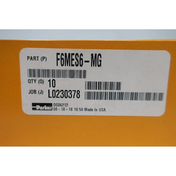 Interruptor de presión diferencial Parker de 20Psi 125250480VAC - F6MES6-MG