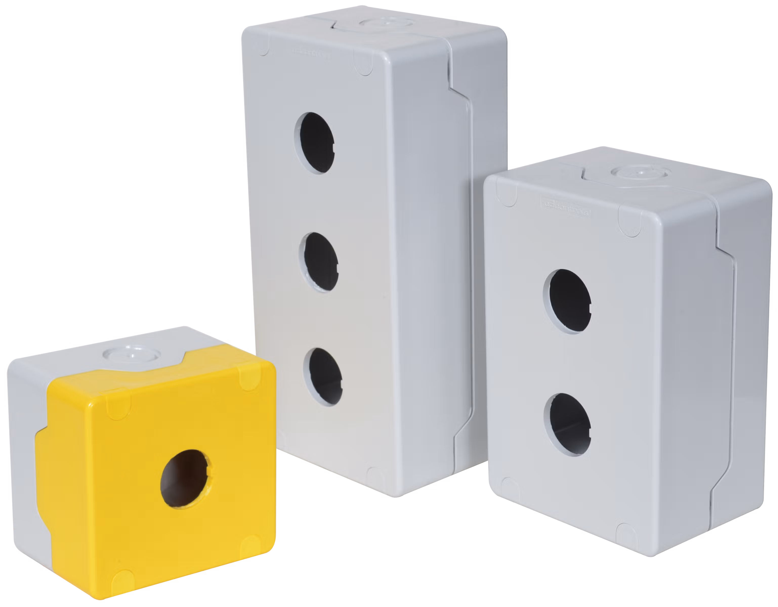 C3Controls Die Cast Aluminum Enclosure, 1 Hole, 4-59/64" x 3-5/32" x 2-9/32" (125mm x 80mm x 57.9mm) - DC1