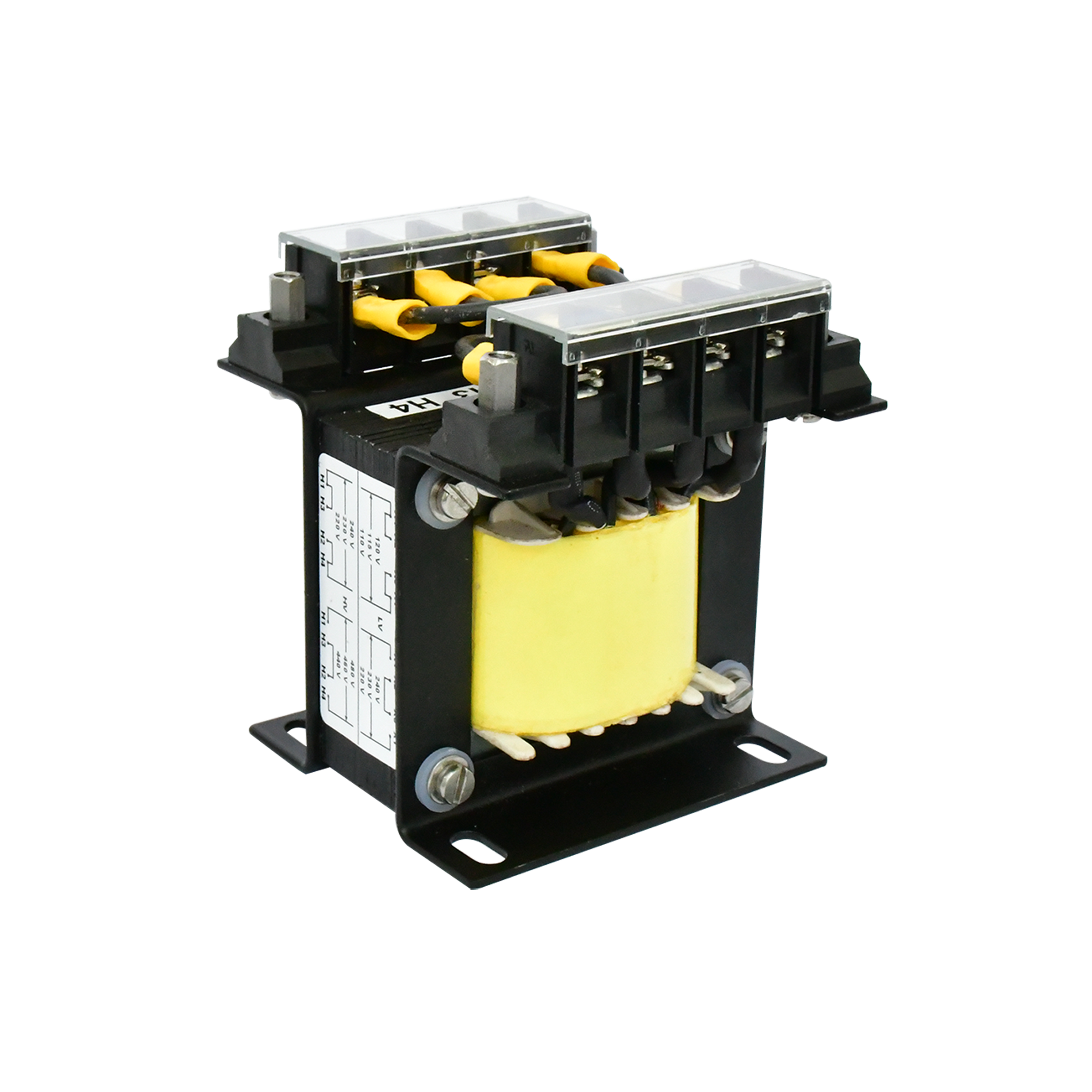 C3Controls Series CPT Control Power Transformer,, 50VA,, Pri: 220/230/240, 440/460/480V, Sec: 110/115/120 & 220/230/240V, UL 5085-2, IEC 61558, CE Marked - CPT1-0050-RD-FD