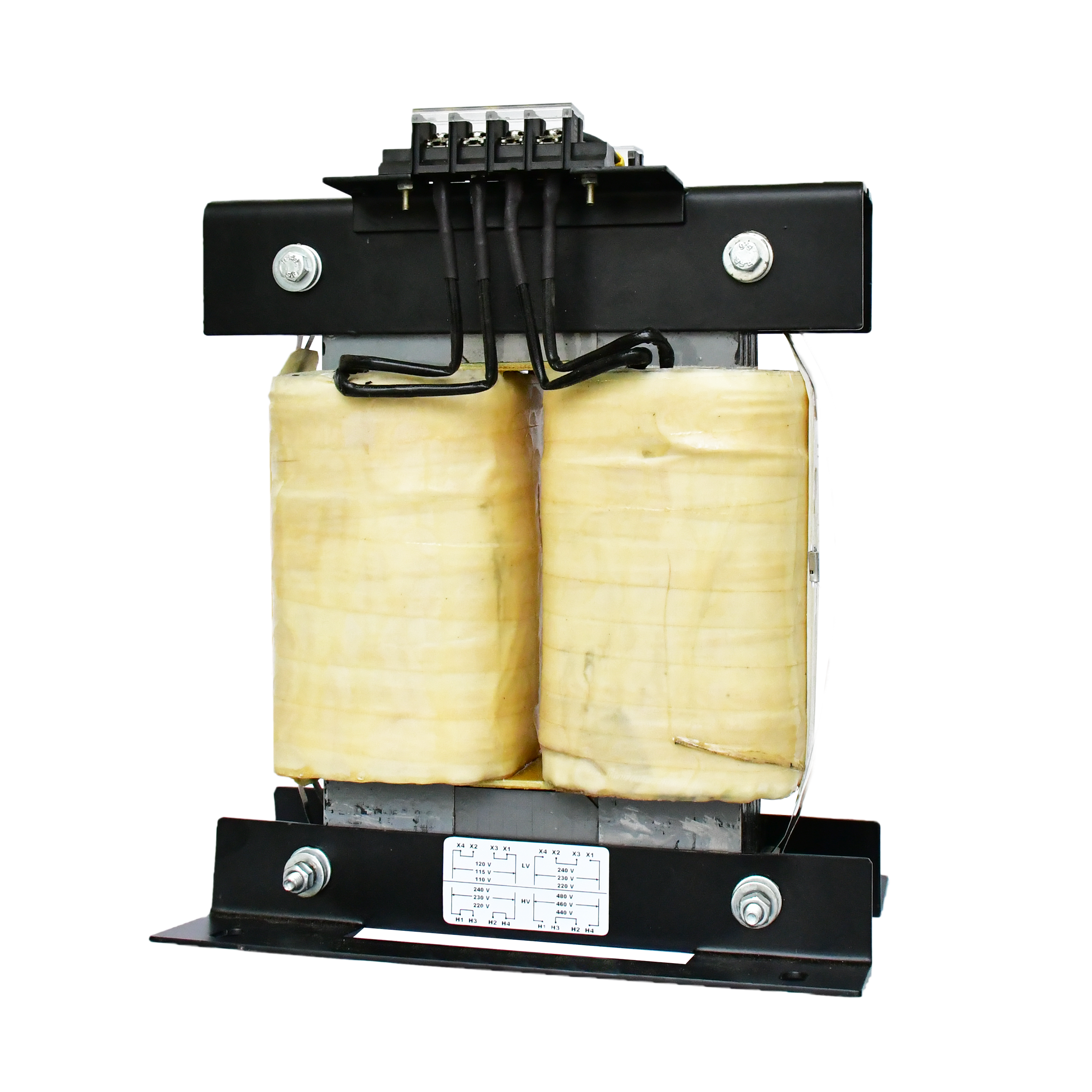 C3Controls Series CPT Control Power Transformer,, 2000VA,, Pri: 220/230/240, 440/460/480V, Sec: 110/115/120 & 220/230/240V, UL 5085-2, IEC 61558, CE Marked - CPT1-2000-RD-FD