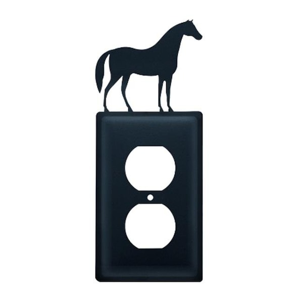 Village Wrought Iron Village Wrought Iron EO-68 Horse Outlet Cover - EO-68