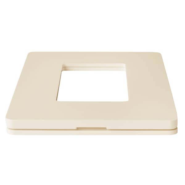 Faith Wall Plate, Number of Gangs: 1-Gang Plastic, Ivory - SWP1-IV-08