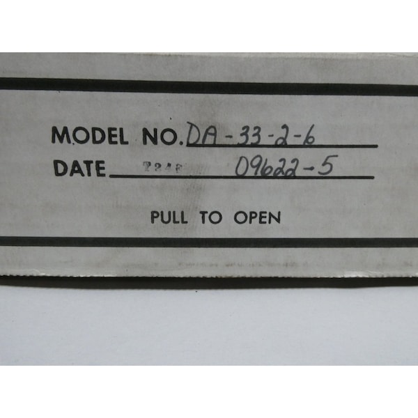 Interruptor de presión Mercoid 1/4IN 0-100PSI 120/240V-AC 120/240V-DC - DA-33-2-6