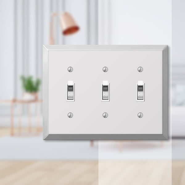 Amerelle WALLPLATE 3GANG TOGG 1PK - 161TTT