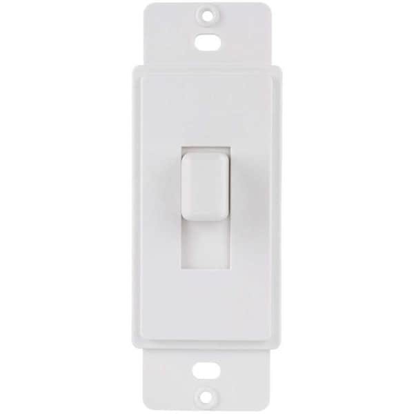 Titan3 Technology 1-Gang or Multi-Gang Toggle Plastic Adapter Plate, White, 5PK - TPPAW-T-5